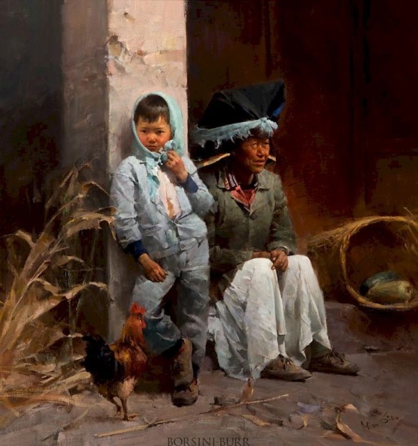 "End of the Day" Fine Art Edition on Canvas by Mian Situ