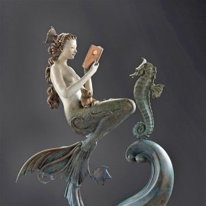 "Mermaid" Bronze Sculpture by Michael Parkes