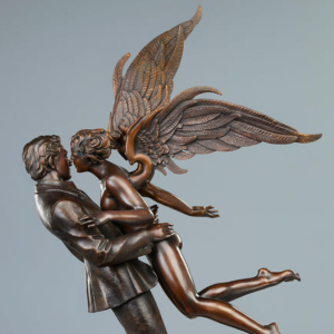 "Angel Affair" Bronze Sculpture by Michael Parkes