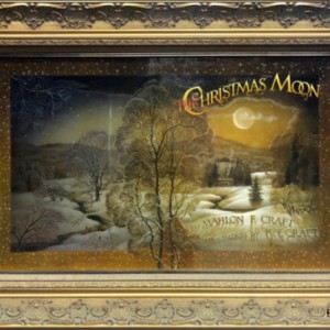 Christmas Moon Original Oil on Board by Kinuko Y. Craft