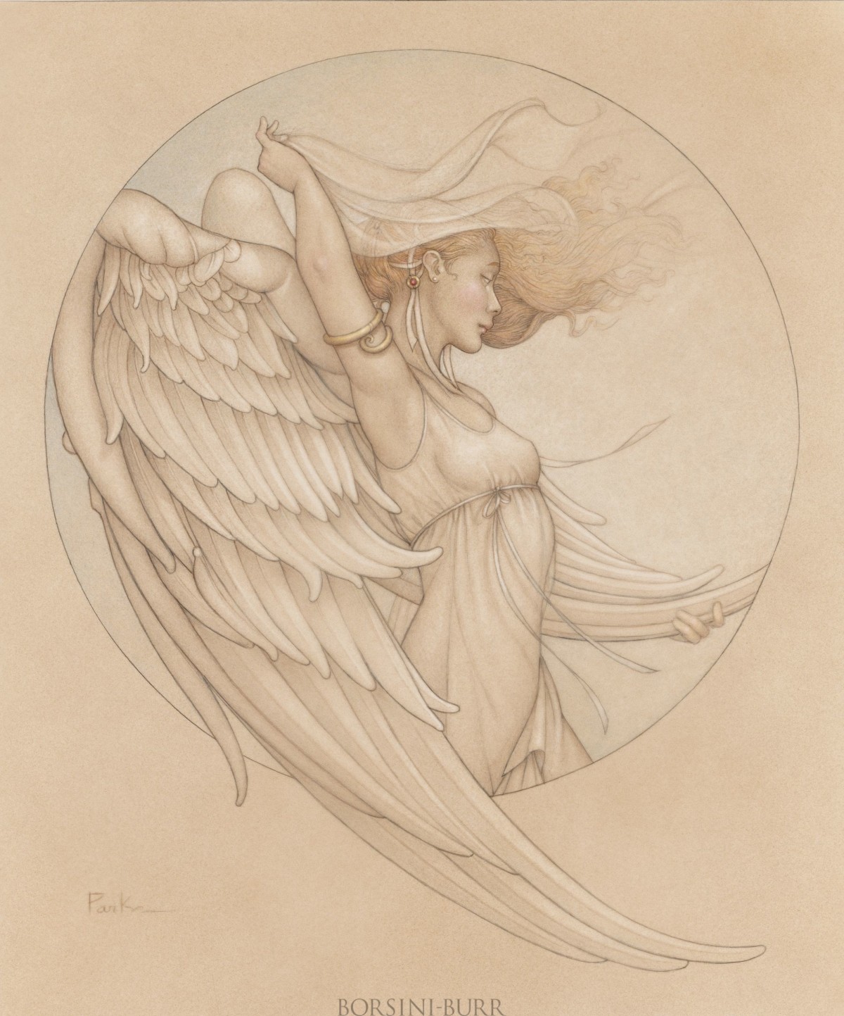 "Winds of Change" Fine Art Edition on Vellum by Michael Parkes