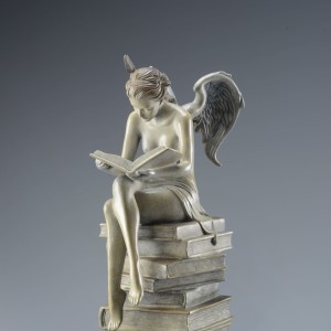 "Ex Libris" Beauty in Bronze Collection Sculpture by Michael Parkes