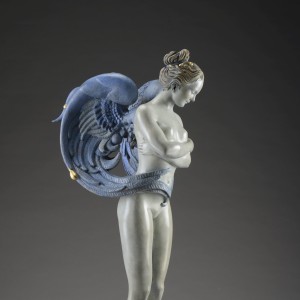 "Angel" Bronze Sculpture by Michael Parkes