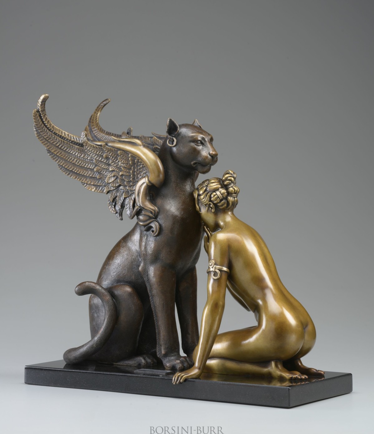 "Meditation" Bronze Sculpture by Michael Parkes