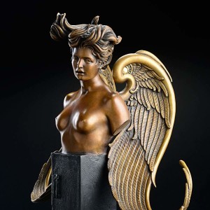 "The Muse" Bronze Sculpture by Michael Parkes