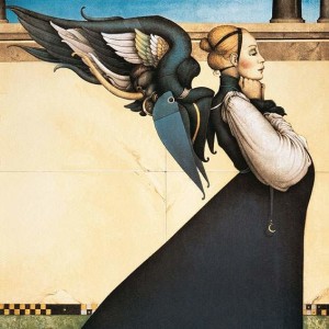 "Gift of Wonder" Stone Lithograph by Michael Parkes