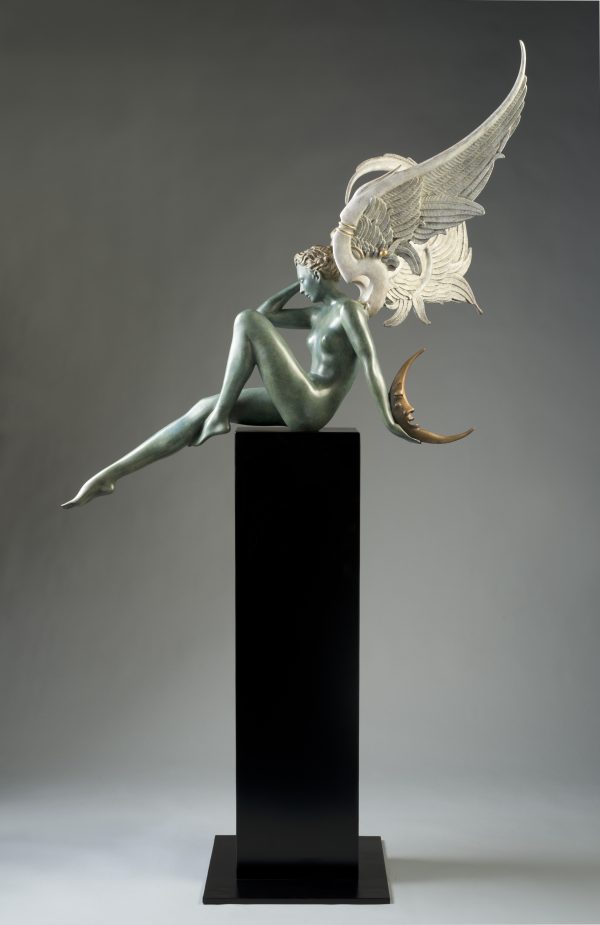 "Moonstruck" Bronze Sculpture by Michael Parkes