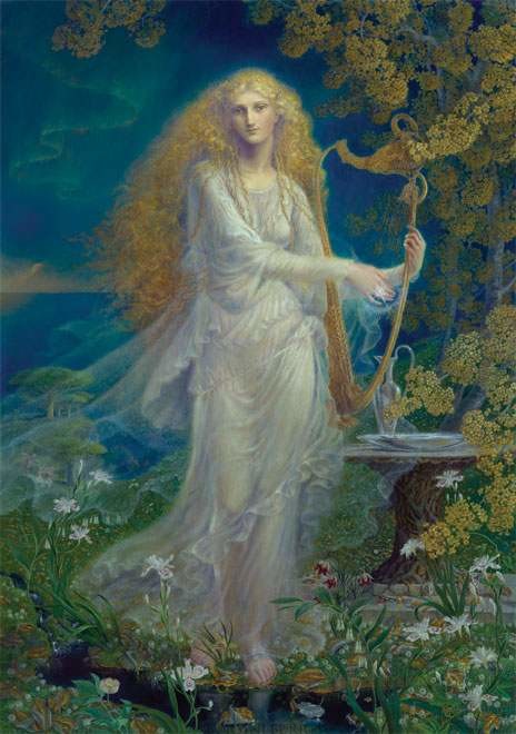 "Queen of the Golden Wood" Fine Art Edition on Canvas by Kinuko Y. Craft