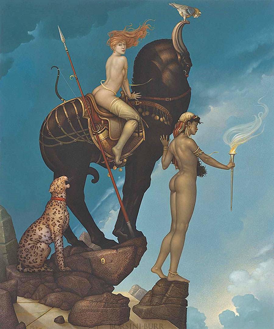 "Return of Persephone" Fine Art Edition on Canvas by Michael Parkes