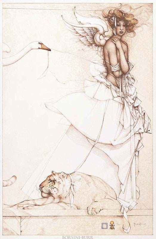 "Summer Memories" Stone Lithograph by Michael Parkes