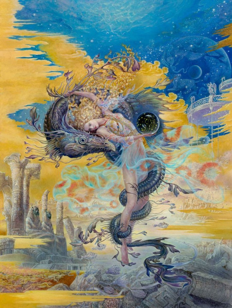 "Grail of the Summer Stars" Fine Art Edition on Canvas by Kinuko Y. Craft