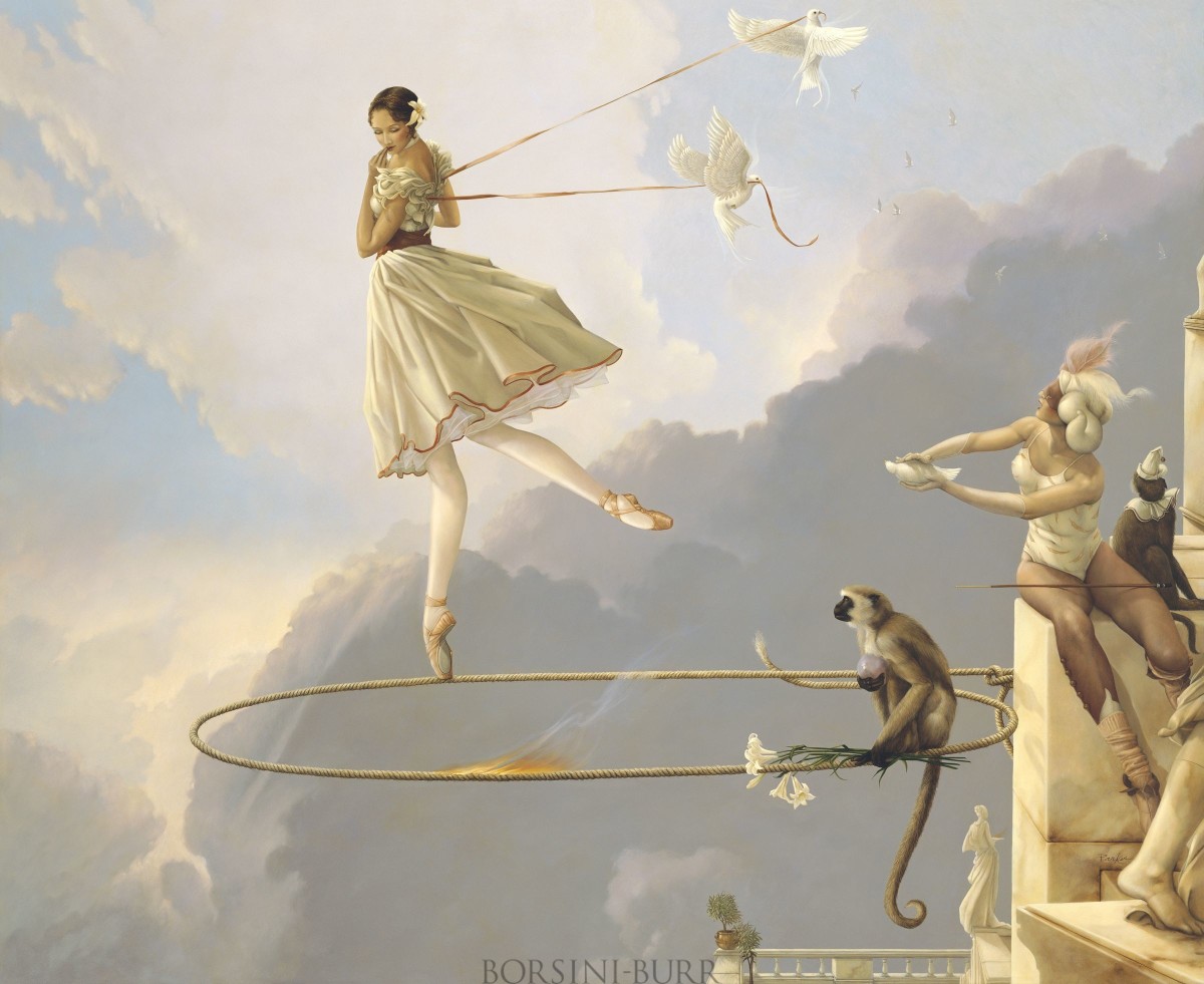 "Tuesday’s Child" Fine Art Edition on Canvas by Michael Parkes