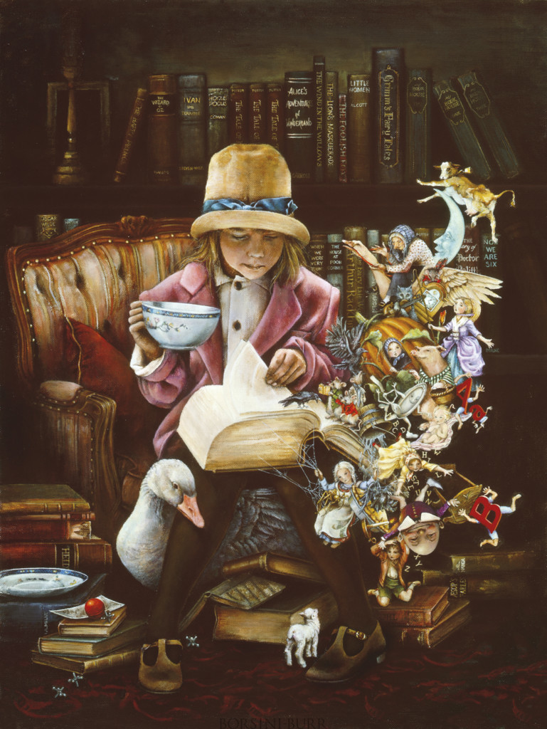 "Mother Goose" Fine Art Edition on Paper by Lori Preusch