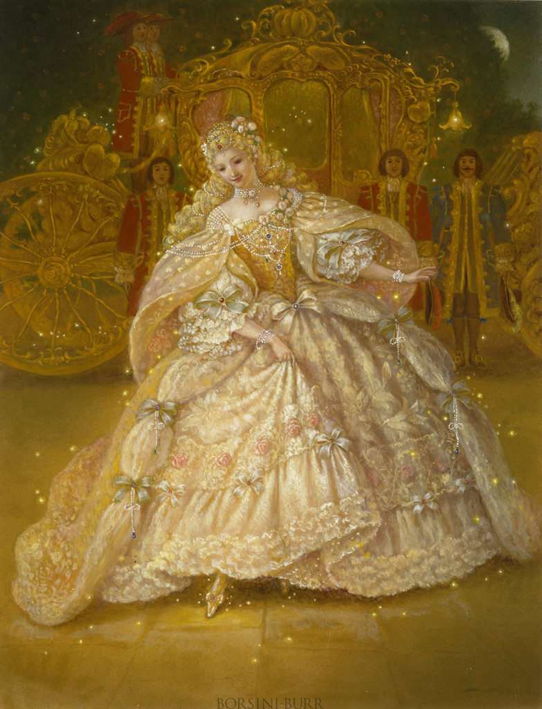 "Cinderella" Fine Art Edition on Canvas by Kinuko Y. Craft