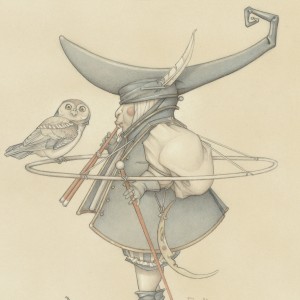 "Claire de Lune" Fine Art Edition on Paper by Michael Parkes