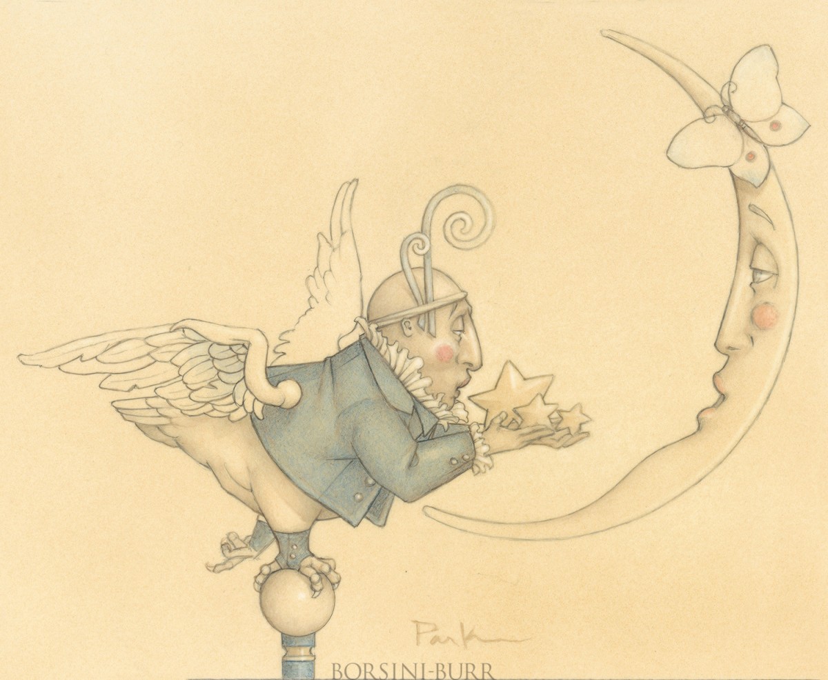 "Gift for a Sad Moon" Fine Art Edition on Paper by Michael Parkes