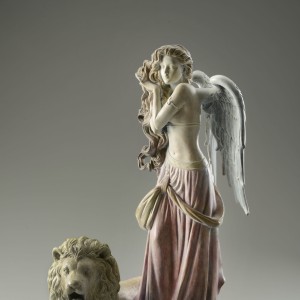 "Lion's Return" Beauty in Bronze Sculpture by Michael Parkes