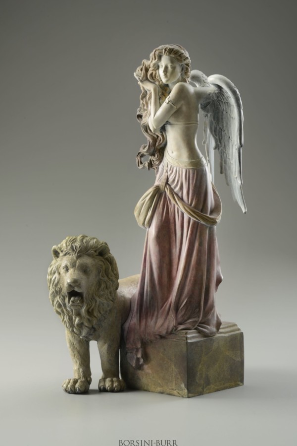 "Lion's Return" Beauty in Bronze Sculpture by Michael Parkes