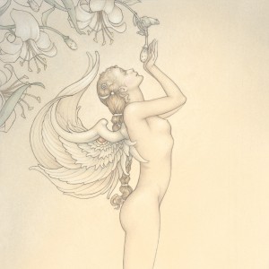 "After the Rains" Original Drawing by Michael Parkes