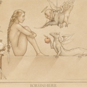 "Eden Project" Original Drawing by Michael Parkes