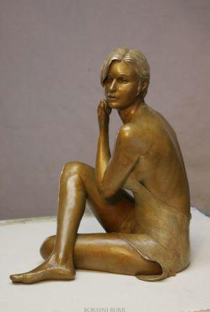 "Aware" Bronze Sculpture by Rodd Ambroson