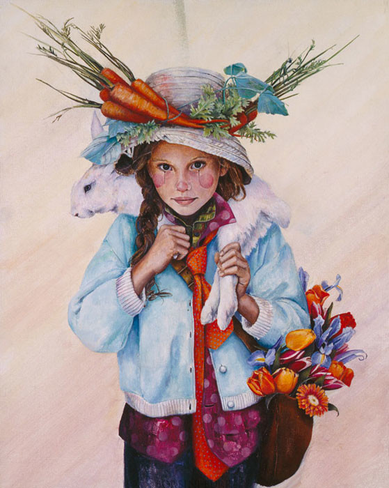 "Heart of Spring" Fine Art on Canvas by Lori Preusch