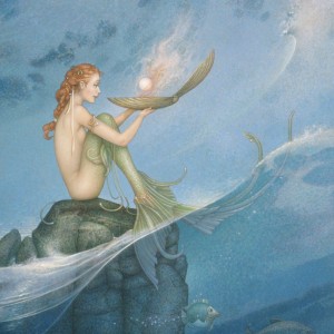 "Magic Pearl" Original Oil on Canvas by Michael Parkes