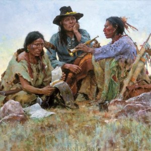 "Found on the Field of Battle" Fine Art Edition on Canvas by Howard Terpning