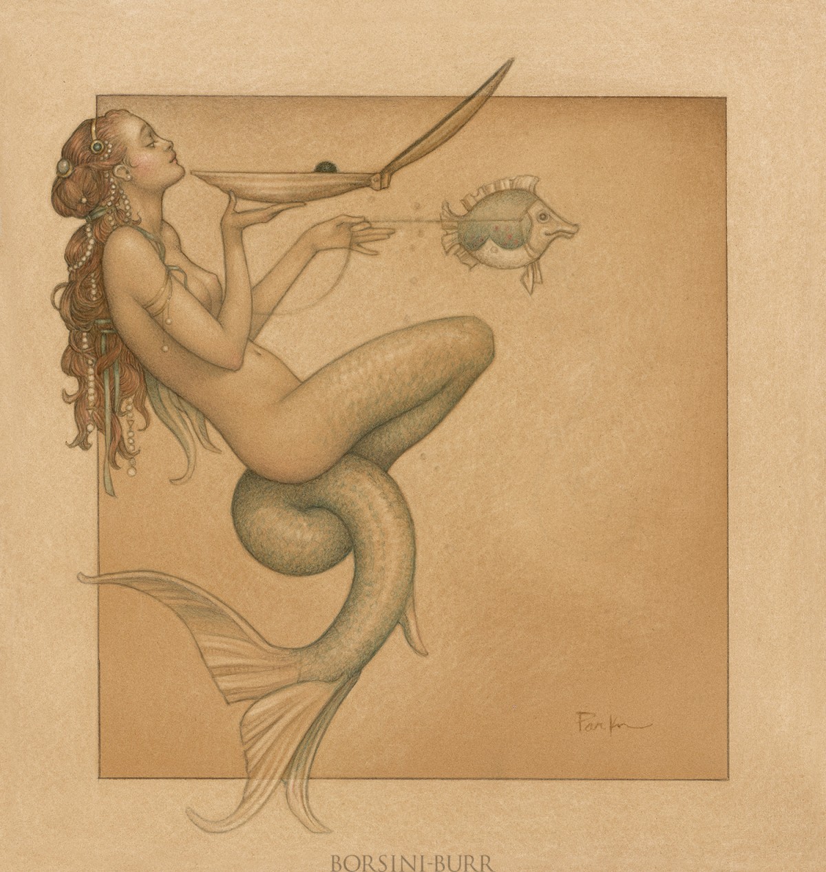 "Mermaid" Fine Art Edition on Paper by Michael Parkes