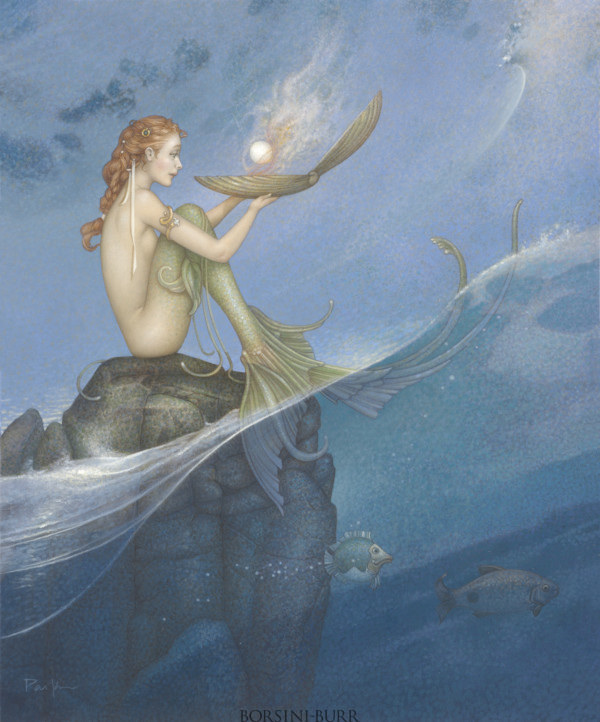 "Magic Pearl" Fine Art Edition on Canvas by Michael Parkes