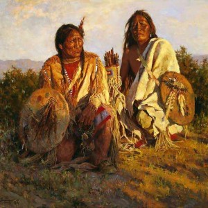 "Medicine Shield of the Blackfoot–2006" Fine Art Edition on Canvas by Howard Terpning