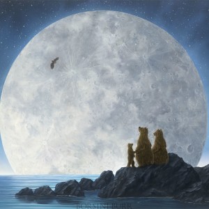 "Moonlighters II" Fine Art on Canvas by Robert Bissell