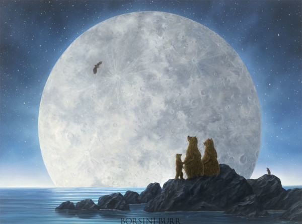 "Moonlighters II" Fine Art on Canvas by Robert Bissell