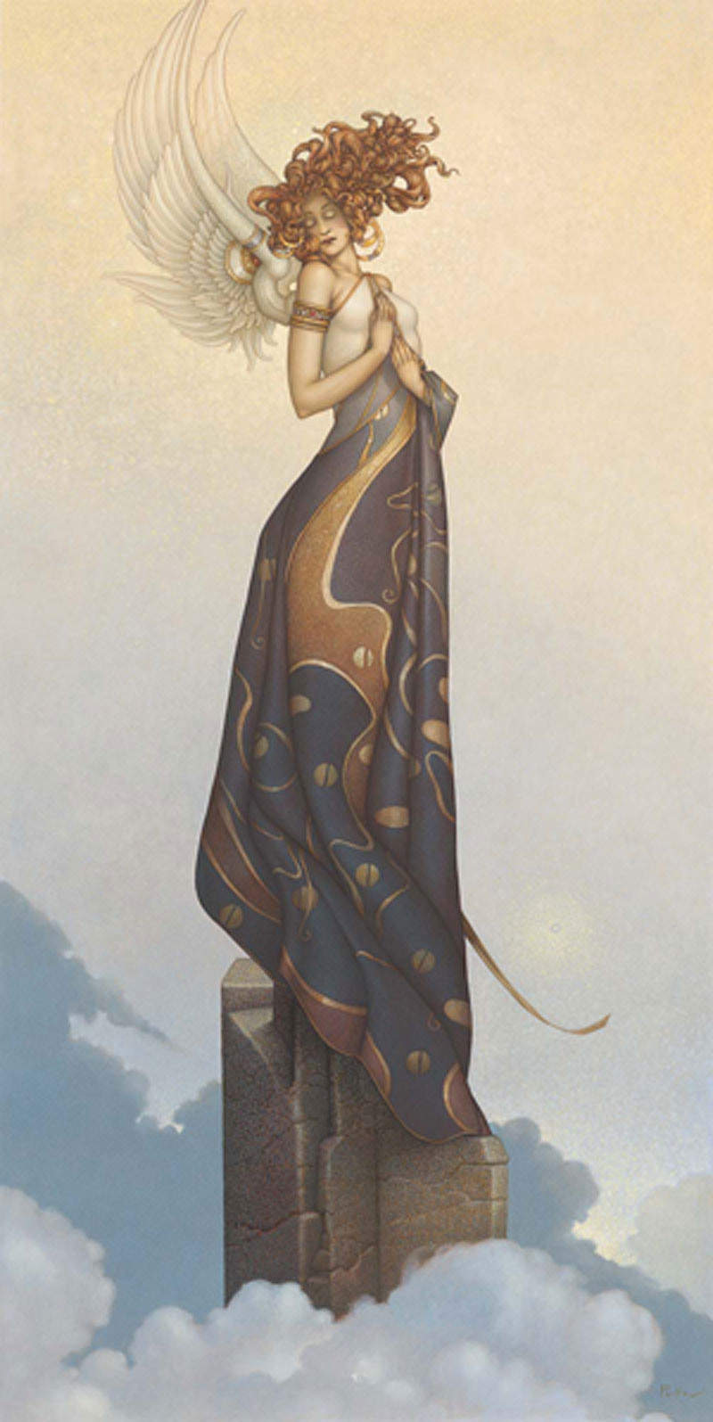 "Morning Light" Fine Art Edition on Canvas by Michael Parkes