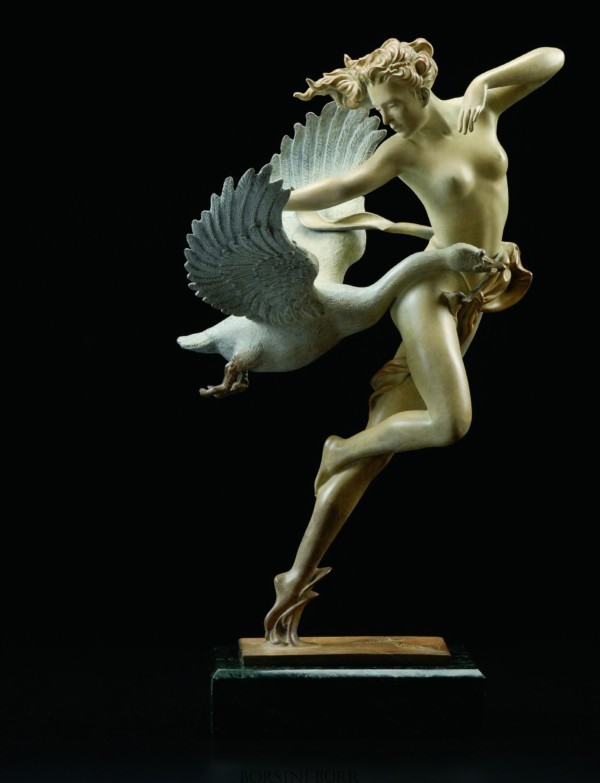 "Night Flight" Bronze Sculpture by Michael Parkes