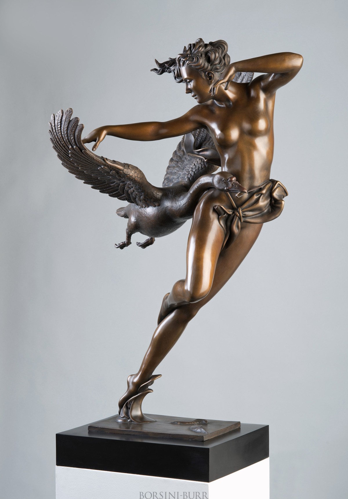 "Night Flight" Bronze Sculpture by Michael Parkes