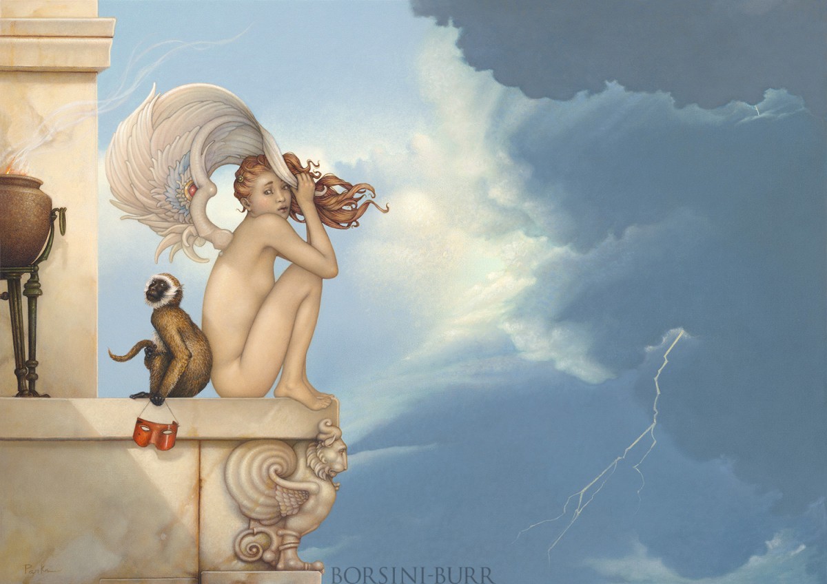 "Summer Storm" Fine Art Edition on Canvas by Michael Parkes