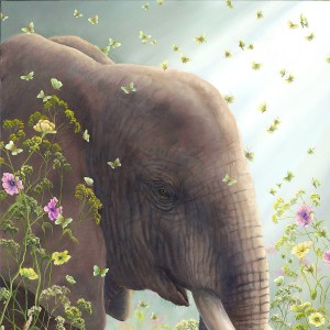 "Presence I" Fine Art on Canvas by Robert Bissell