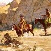 "The River’s Gift" Fine Art Edition on Canvas by Howard Terpning