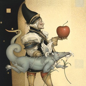 "Dragon Collector" Fine Art Edition on Canvas by Michael Parkes