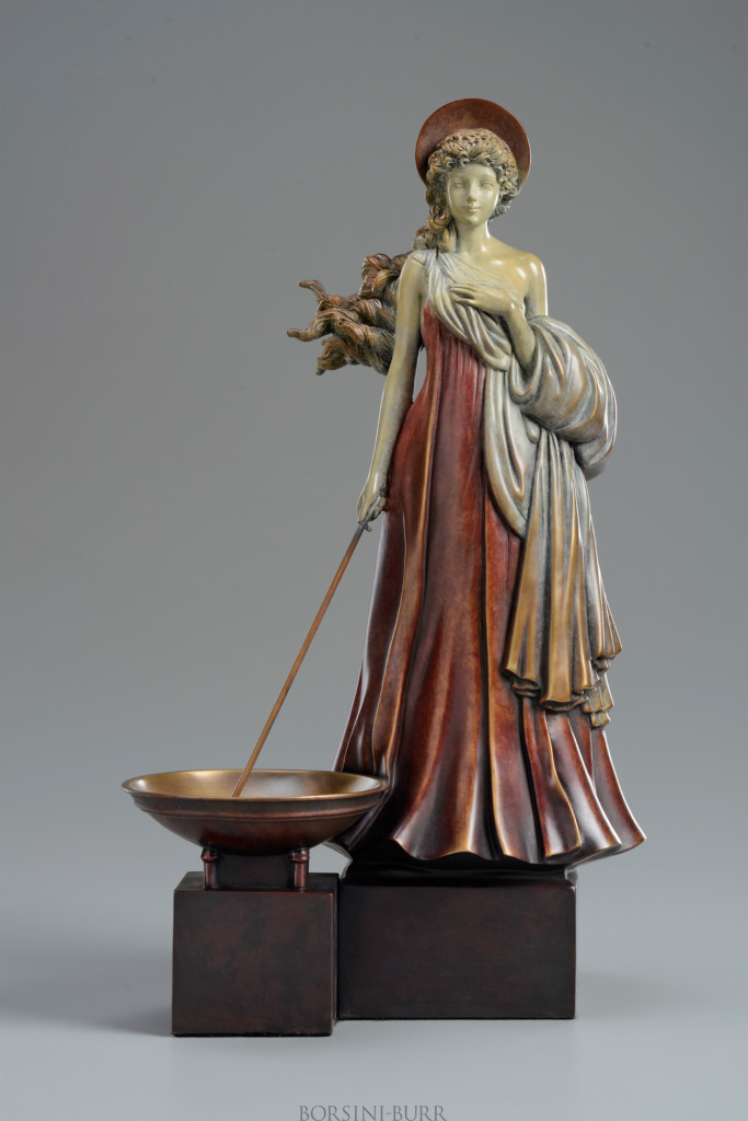 "Sacred Fire" Beauty in Bronze Sculpture by Michael Parkes