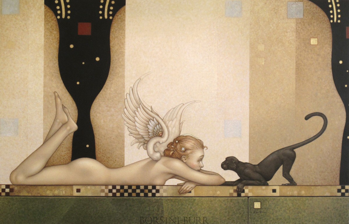 "See No Evil" Fine Art Edition on Canvas by Michael Parkes