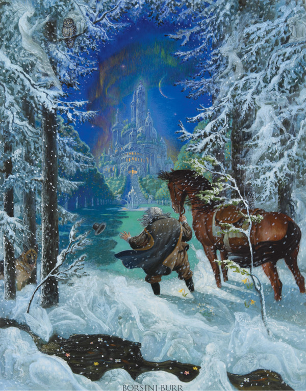 "Snow Angels" Fine Art Edition on Canvas by Kinuko Y. Craft