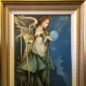 "Guardian" Fine Art on Canvas by Michael Parkes