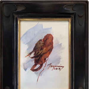 "Crow Warrior Shield" Original Painting by Howard Terpning