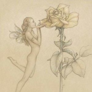 "The Rose" Fine Art Edition on Vellum by Michael Parkes