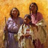 "Three Generations–2004" Fine Art Edition on Canvas by Howard Terpning