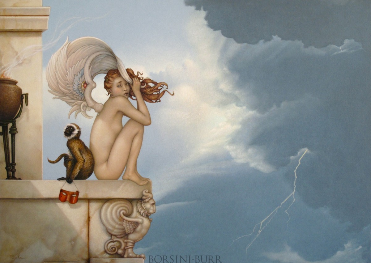 "Summer Storm" Original Oil on Canvas by Michael Parkes