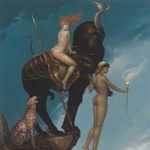 "Return of Persephone" Original Oil on Canvas by Michael Parkes